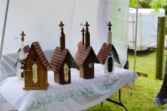 Handmade bird houses
